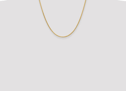 14K . Diamond-cut Parisian Wheat with Lobster Clasp Chain (Style PEN277-20)