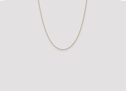 14K . Light Baby Rope with Spring Ring Clasp Chain (Style PEN3-22)