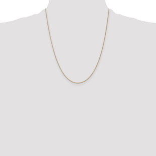 14K . Light Baby Rope with Spring Ring Clasp Chain (Style PEN3-22)