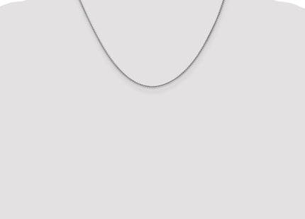 14K White Gold Spiga with Lobster Clasp Chain (Style PEN31-18)