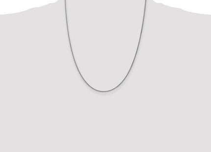 14K White Gold Spiga with Lobster Clasp Chain (Style PEN31-22)