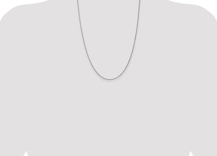 14K White Gold Spiga with Lobster Clasp Chain (Style PEN31-24)