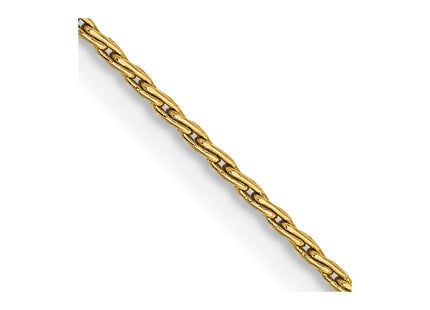 14K gold wheat link chain