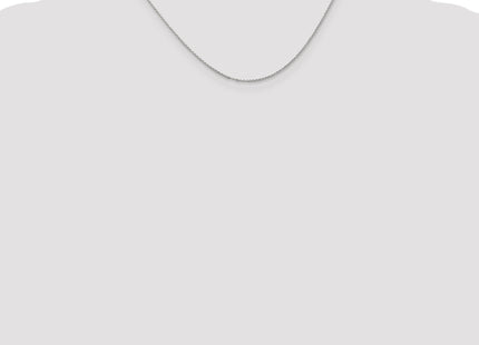 14K White Gold Rolo with Lobster Clasp Pendant Chain, 16 x 1.15mm