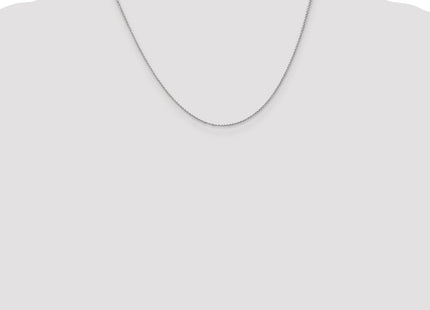 14K white gold chain