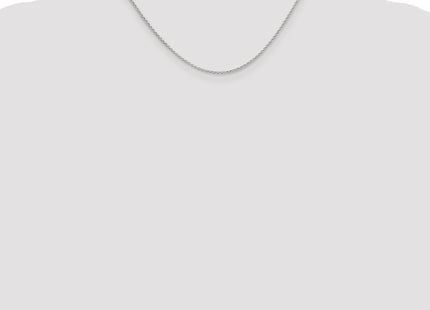 14K White Gold Rolo with Lobster Clasp Pendant Chain, 16 x 1.55mm