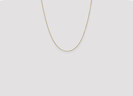 14K Diamond-cut Round Open Link Cable with Lobster Clasp Chain (Style PEN326-22)