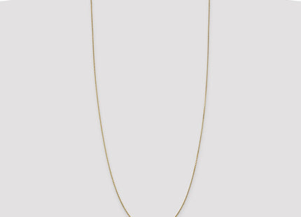 14K Diamond-cut Round Open Link Cable with Lobster Clasp Chain (Style PEN326-30)