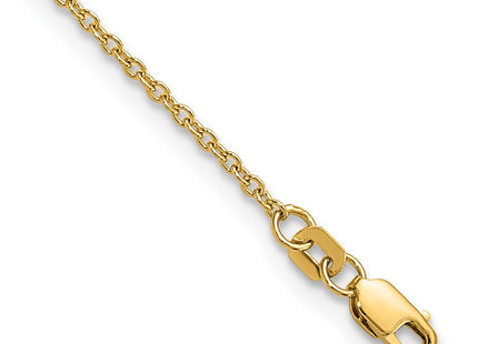 14K gold anklet