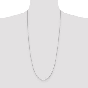 14k WG D/C Cable Chain (Style PEN332W-30)