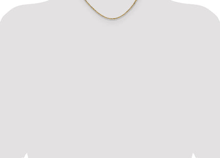 14k Yellow & Rhodium Chains Style PEN334 - Classique Jewelry Inc.
