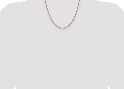 14k Yellow & Rhodium Chains Style PEN334 - Classique Jewelry Inc.