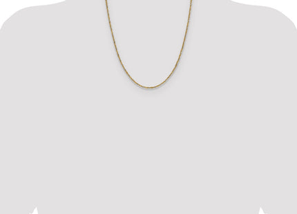 14k Yellow & Rhodium Chains Style PEN334 - Classique Jewelry Inc.