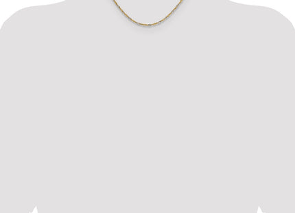 14k Yellow & Rhodium Chains Style PEN335 - Classique Jewelry Inc.