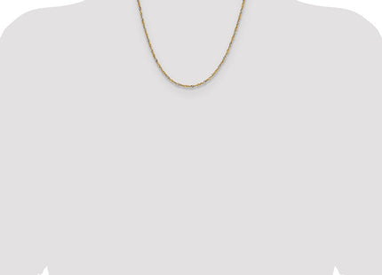 14k Yellow & Rhodium Chains Style PEN335 - Classique Jewelry Inc.
