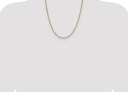 14k Yellow & Rhodium Chains Style PEN335 - Classique Jewelry Inc.