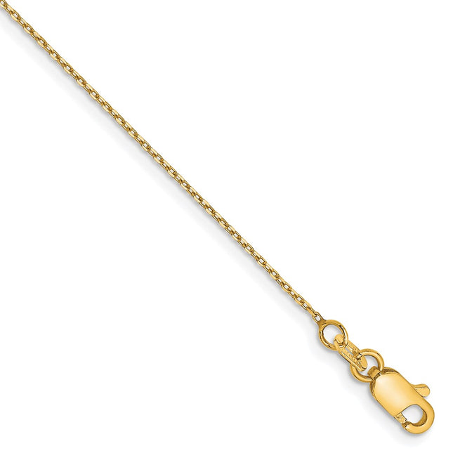 14k Yellow Gold Chains Style PEN338 - Classique Jewelry Inc.