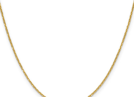 14k D/C Forzantine Cable Chain, 20 x 1.4mm