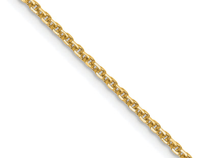 14k D/C Forzantine Cable Chain, 20 x 1.4mm