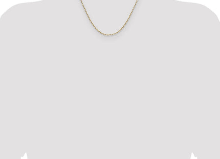 14k Solid Beveled Paperclip Chain (Style PEN342-18)