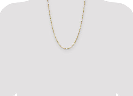14k Solid Beveled Paperclip Chain (Style PEN343-24)