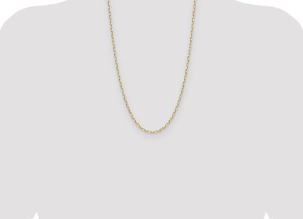 14k Solid Beveled Paperclip Chain (Style PEN343-26)