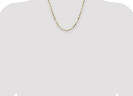 14k Solid Beveled Paperclip Chain (Style PEN344-20)