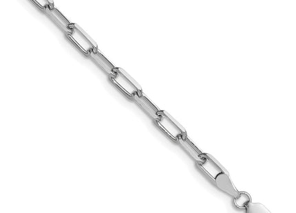 14K white gold chain