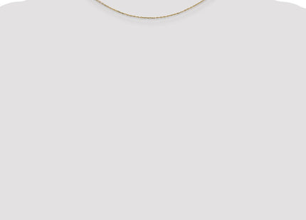 14K . Diamond-cut Cable with Lobster Clasp Chain (Style PEN41L-14)
