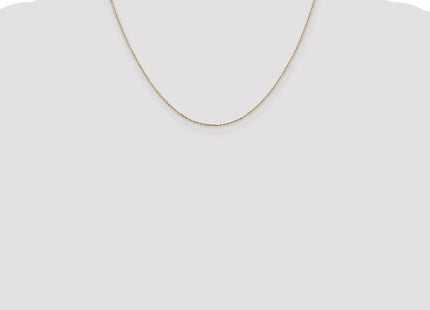 14K . Diamond-cut Cable with Lobster Clasp Chain (Style PEN41L-18)