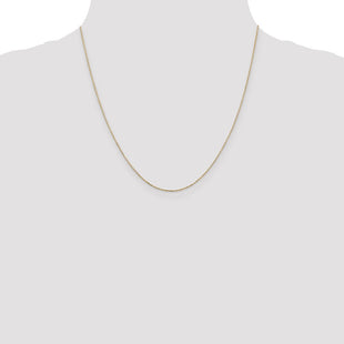 14K . Diamond-cut Cable with Lobster Clasp Chain (Style PEN41L-20)