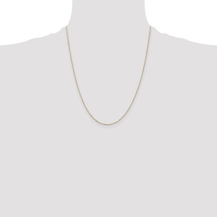 14K . Diamond-cut Cable with Lobster Clasp Chain (Style PEN41L-22)
