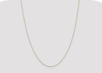 14K . Diamond-cut Cable with Lobster Clasp Chain (Style PEN41L-24)