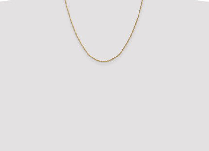 14K Singapore with Spring Ring Clasp Chain (Style PEN52-20)