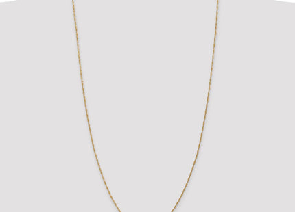 14K Singapore with Spring Ring Clasp Chain (Style PEN52-30)