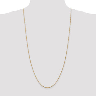 14K Singapore with Spring Ring Clasp Chain (Style PEN52-30)