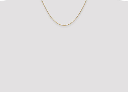 14K Round Open Link Cable with Lobster Clasp Chain (Style PEN53-18)