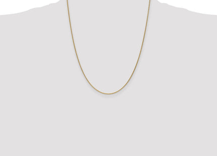 14K Round Open Link Cable with Lobster Clasp Chain (Style PEN53-22)