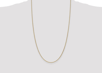 14K Round Open Link Cable with Lobster Clasp Chain (Style PEN53-26)
