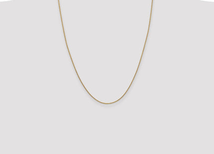 14K Round Open Link Cable with Lobster Clasp Chain (Style PEN54-24)