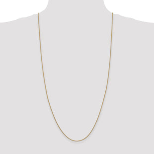 14K Round Open Link Cable with Lobster Clasp Chain (Style PEN54-30)