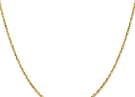 14K gold rope link chain, alternate view