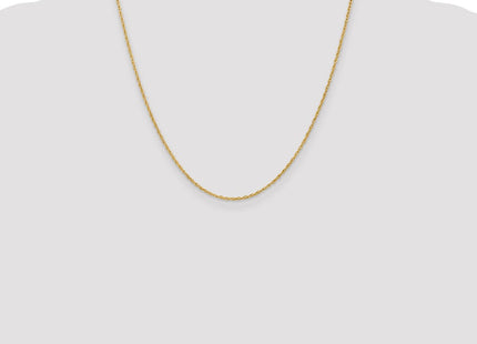 14K gold rope link chain, further view