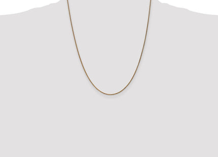 14K Diamond-cut Spiga with Lobster Clasp Chain (Style PEN62-22)