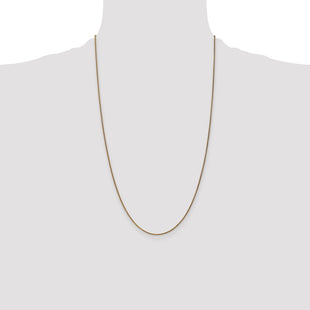 14K Diamond-cut Spiga with Lobster Clasp Chain (Style PEN62-26)