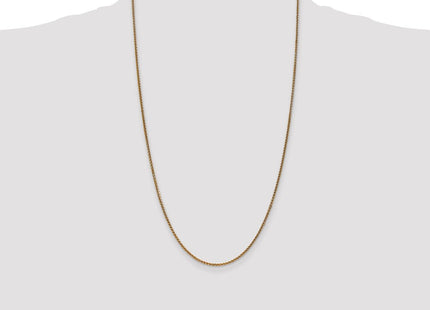 14K Diamond-cut Spiga with Lobster Clasp Chain (Style PEN64-26)