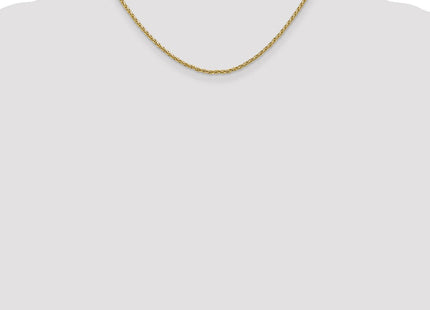 14K gold wheat link bracelet