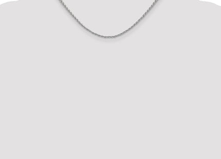 14K White Gold Parisian Wheat with Lobster Clasp Chain (Style PEN72-16)