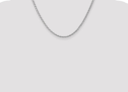 14K White Gold Parisian Wheat with Lobster Clasp Chain (Style PEN73-18)