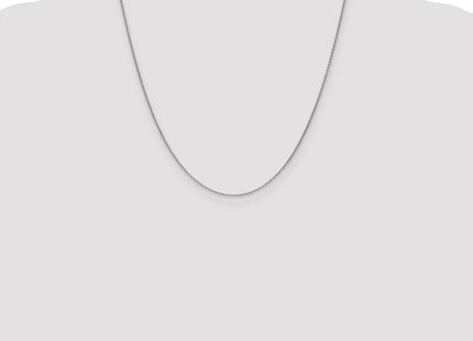 14K White Gold Round Open Link Cable with Lobster Clasp Chain (Style PEN74-20)